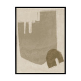 Alcove Studio Light Brown Blase Printed Wall Art