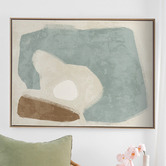 Alcove Studio Light Teal Easy Does It Printed Wall Art