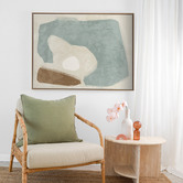 Alcove Studio Light Teal Easy Does It Printed Wall Art