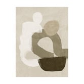 Alcove Studio Dark Brown At Ease Printed Wall Art