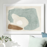 Alcove Studio Light Teal Easy Does It Printed Wall Art