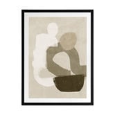 Alcove Studio Dark Brown At Ease Printed Wall Art