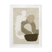 Alcove Studio Dark Brown At Ease Printed Wall Art