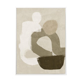 Alcove Studio Dark Brown At Ease Printed Wall Art
