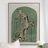 Alcove Studio Green Thinking of You Printed Wall Art