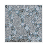 Alcove Studio Blue Wanakiji Jukurrpa Printed Wall Art