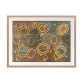 Alcove Studio Multi-Coloured Yankirri Jukurrpa III Printed Wall Art