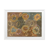 Alcove Studio Multi-Coloured Yankirri Jukurrpa III Printed Wall Art