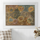 Alcove Studio Multi-Coloured Yankirri Jukurrpa III Printed Wall Art