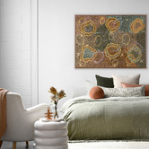 Alcove Studio Multi-Coloured Yankirri Jukurrpa III Printed Wall Art