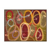 Alcove Studio Red Yankirri Jukurrpa IV Printed Wall Art