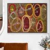 Alcove Studio Red Yankirri Jukurrpa IV Printed Wall Art
