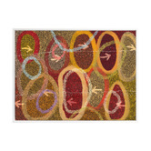 Alcove Studio Red Yankirri Jukurrpa IV Printed Wall Art