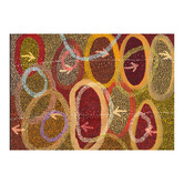 Alcove Studio Red Yankirri Jukurrpa IV Printed Wall Art