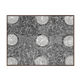 Alcove Studio Grey Pikilyi Jukurrpa Printed Wall Art