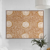Alcove Studio Mustard Pikilyi Jukurrpa Printed Wall Art