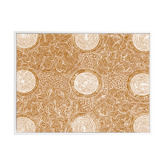 Alcove Studio Mustard Pikilyi Jukurrpa Printed Wall Art