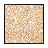 Alcove Studio Mustard Lukarrara Jukurrpa Printed Wall Art