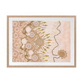 Alcove Studio Blush Pink Birrbay Connection Printed Wall Art