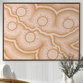 Alcove Studio Neutral Connection to the River Printed Wall Art