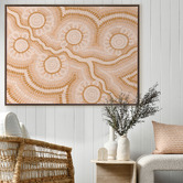 Alcove Studio Neutral Connection to the River Printed Wall Art