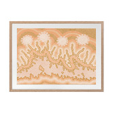 Alcove Studio Mustard Spiritual Connection Printed Wall Art