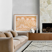 Alcove Studio Mustard Spiritual Connection Printed Wall Art