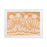 Alcove Studio Mustard Spiritual Connection Printed Wall Art