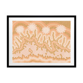 Alcove Studio Mustard Spiritual Connection Printed Wall Art