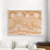Alcove Studio Mustard Spiritual Connection Printed Wall Art