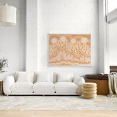 Alcove Studio Mustard Spiritual Connection Printed Wall Art