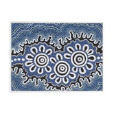 Alcove Studio Dark Blue Small Gatherings Printed Wall Art