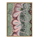 Alcove Studio Green Mullet Run Canvas Wall Art
