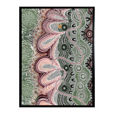 Alcove Studio Green Mullet Run Canvas Wall Art