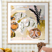 Alcove Studio Orange Whisk It Printed Wall Art