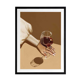 Alcove Studio Glass of Shiraz Printed Wall Art