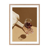 Alcove Studio Glass of Shiraz Printed Wall Art