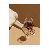 Alcove Studio Glass of Shiraz Printed Wall Art