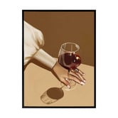 Alcove Studio Glass of Shiraz Printed Wall Art