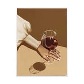 Alcove Studio Glass of Shiraz Printed Wall Art