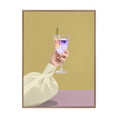 Alcove Studio Purple Ink Gin Printed Wall Art