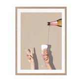 Alcove Studio Champagne Showers Printed Wall Art