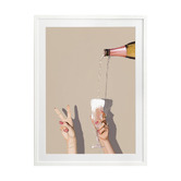 Alcove Studio Champagne Showers Printed Wall Art