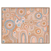 Alcove Studio Blush Pink Yinaagang Canvas Wall Art
