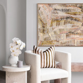 Alcove Studio Neutral Dhala-Bu-Nya Canvas Wall Art