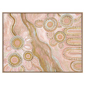 Alcove Studio Blush Pink Bila III Canvas Wall Art