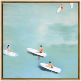 Alcove Studio Ocean&#039;s Ease Framed Canvas Wall Art