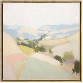 Alcove Studio Pastel Paradise Framed Canvas Wall Art