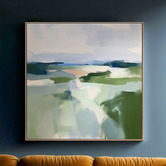Alcove Studio Soft Valley Canvas Wall Art
