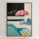 Alcove Studio Take a Dip Canvas Wall Art